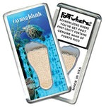 Load image into Gallery viewer, Cayman Islands FootWhere® Souvenir Fridge Magnets. 6 Piece Set. Made in USA-FootWhere® Souvenirs
