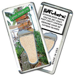 Load image into Gallery viewer, Cayman Islands FootWhere® Souvenir Fridge Magnets. 6 Piece Set. Made in USA-FootWhere® Souvenirs

