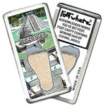 Load image into Gallery viewer, Cozumel FootWhere® Souvenir Fridge Magnets. 6 Piece Set. Made in USA-FootWhere® Souvenirs
