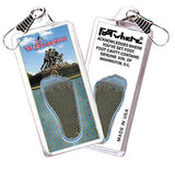 Washington, D.C. FootWhere® Souvenir Zipper-Pulls. 6 Piece Set. Made in USA - FootWhere® Souvenir Shop