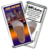 Des Moines FootWhere® Souvenir Fridge Magnets. 6 Piece Set. Made in USA-FootWhere® Souvenirs