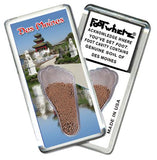 Des Moines FootWhere® Souvenir Fridge Magnets. 6 Piece Set. Made in USA-FootWhere® Souvenirs