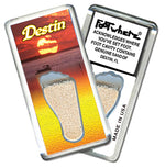 Load image into Gallery viewer, Destin, FL FootWhere® Souvenir Magnet. 72 pieces/ 6 assorted styles.
