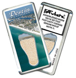 Destin, FL FootWhere® Souvenir Magnet. 72 pieces/ 6 assorted styles.