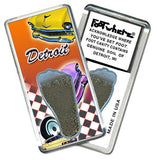 Detroit FootWhere® Souvenir Fridge Magnets. 6 Piece Set. Made in USA-FootWhere® Souvenirs