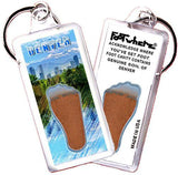 Denver FootWhere® Souvenir Keychain. Made in USA-FootWhere® Souvenirs