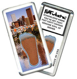 Denver FootWhere® Souvenir Fridge Magnet. Made in USA-FootWhere® Souvenirs