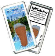 Denver FootWhere® Souvenir Fridge Magnet. Made in USA-FootWhere® Souvenirs