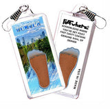 Denver FootWhere® Souvenir Zipper-Pull. Made in USA-FootWhere® Souvenirs