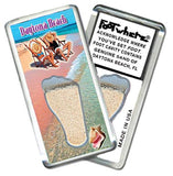 Daytona Beach FootWhere® Souvenir Fridge Magnets 6 Piece Set. Made in USA-FootWhere® Souvenirs