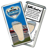 Daytona Beach FootWhere® Souvenir Fridge Magnets 6 Piece Set. Made in USA-FootWhere® Souvenirs