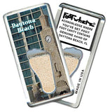 Daytona Beach FootWhere® Souvenir Fridge Magnets 6 Piece Set. Made in USA-FootWhere® Souvenirs