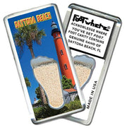 Daytona Beach FootWhere® Souvenir Fridge Magnets 6 Piece Set. Made in USA-FootWhere® Souvenirs