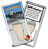 Daytona Beach FootWhere® Souvenir Fridge Magnets 6 Piece Set. Made in USA-FootWhere® Souvenirs