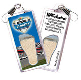 Daytona Beach FootWhere® Souvenir Zipper-Pulls 6 Piece Set. Made in USA-FootWhere® Souvenirs