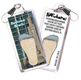 Daytona Beach FootWhere® Souvenir Zipper-Pulls 6 Piece Set. Made in USA-FootWhere® Souvenirs