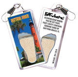 Daytona Beach FootWhere® Souvenir Zipper-Pulls 6 Piece Set. Made in USA-FootWhere® Souvenirs