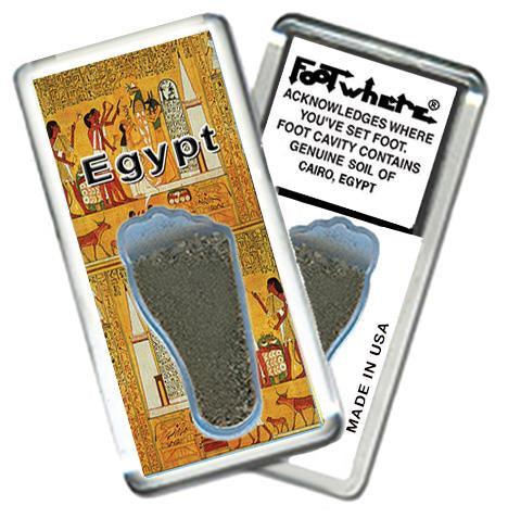 Cairo, Egypt FootWhere® Souvenir Fridge Magnet. Made in USA-FootWhere® Souvenirs