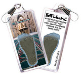 Cairo FootWhere® Souvenir Zipper-Pulls. 6 Piece Set. Made in USA-FootWhere® Souvenirs