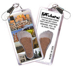 Load image into Gallery viewer, El Paso FootWhere® Souvenir Zipper-Pulls. 6 Piece Set. Made in USA-FootWhere® Souvenirs
