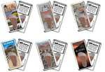 Load image into Gallery viewer, El Paso FootWhere® Souvenir Fridge Magnets. 6 Piece Set. Made in USA-FootWhere® Souvenirs
