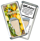 Florida FootWhere® Souvenir Magnets. 72 pieces/ 6 assorted styles.