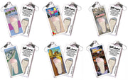 Fort Lauderdale FootWhere® Souvenir Zipper-Pulls 6 Piece Set. Made in USA-FootWhere® Souvenirs