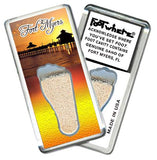 Fort Myers FootWhere® Souvenir Fridge Magnets. 6 Piece Set. Made in USA-FootWhere® Souvenirs