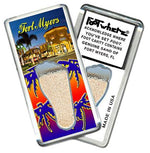 Load image into Gallery viewer, Fort Myers, FL FootWhere® Souvenir Fridge Magnet. Made in USA-FootWhere® Souvenirs
