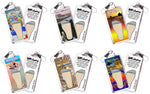 Load image into Gallery viewer, Fort Myers FootWhere® Souvenir Zipper-Pulls 6 Piece Set. Made in USA-FootWhere® Souvenirs
