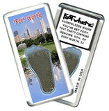 Fort Worth FootWhere® Souvenir Fridge Magnet. Made in USA-FootWhere® Souvenirs