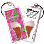 Load image into Gallery viewer, Greensboro, NC FootWhere® Souvenir Keychain. Made in USA-FootWhere® Souvenirs
