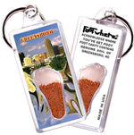 Load image into Gallery viewer, Greensboro FootWhere® Souvenir Keychains. 6 Piece Set. Made in USA-FootWhere® Souvenirs
