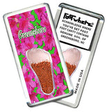 Greensboro FootWhere® Souvenir Fridge Magnet. Made in USA-FootWhere® Souvenirs