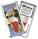 Greensboro FootWhere® Souvenir Fridge Magnet. Made in USA-FootWhere® Souvenirs