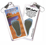 Load image into Gallery viewer, Grand Canyon, AZ FootWhere® Zipper-Pull. Made in USA-FootWhere® Souvenirs
