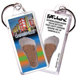 Load image into Gallery viewer, Gainesville, FL FootWhere® Souvenir Key Chain. Made in USA-FootWhere® Souvenirs
