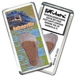 Gainesville, FL FootWhere® Souvenir Fridge Magnet. Made in USA-FootWhere® Souvenirs