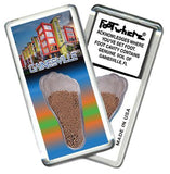 Gainesville, FL FootWhere® Souvenir Fridge Magnet. Made in USA-FootWhere® Souvenirs