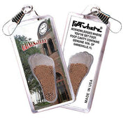 Gainesville FootWhere® Souvenir Zipper-Pulls. 6 Piece Set. Made in USA-FootWhere® Souvenirs