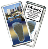 Hartford FootWhere® Souvenir Fridge Magnets. 6 Piece Set. Made in USA - FootWhere® Souvenir Shop