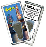 Hartford FootWhere® Souvenir Fridge Magnets. 6 Piece Set. Made in USA - FootWhere® Souvenir Shop