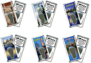 Hartford FootWhere® Souvenir Fridge Magnets. 6 Piece Set. Made in USA - FootWhere® Souvenir Shop