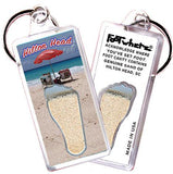 Hilton Head FootWhere® Souvenir Keychains. 6 Piece Set. Made in USA - FootWhere® Souvenir Shop