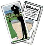 Hilton Head FootWhere® Souvenir Fridge Magnet. Made in USA-FootWhere® Souvenirs