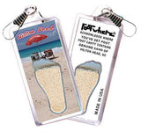Hilton Head FootWhere® Souvenir Zipper-Pull. Made in USA-FootWhere® Souvenirs