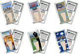 Hilton Head FootWhere® Souvenir Fridge Magnets. 6 Piece Set. Made in USA - FootWhere® Souvenir Shop