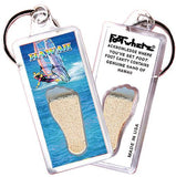 Hawaii FootWhere® Souvenir Keychains. 6 Piece Set. Made in USA - FootWhere® Souvenir Shop
