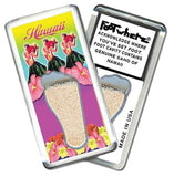 Hawaii FootWhere® Souvenir Magnet. Made in USA-FootWhere® Souvenirs