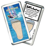 Hawaii FootWhere® Souvenir Magnet. Made in USA-FootWhere® Souvenirs